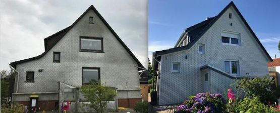 Vorher-Nachher Vergleich Dachsanierung